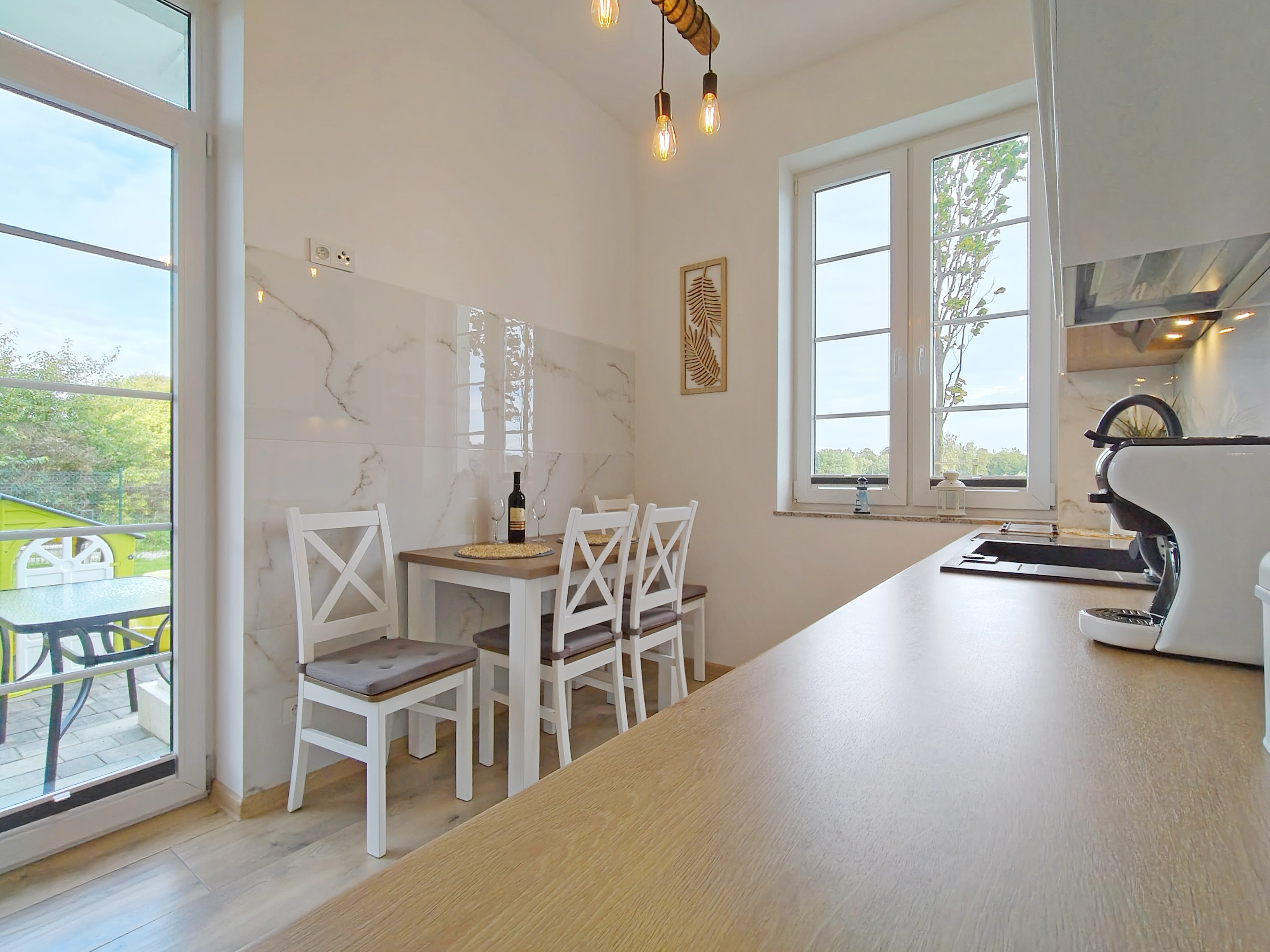 Aneks kuchenny w apartamencie Jastrzębia Góra